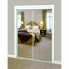Renin 72 in. x 80 1/2 in. Bypass Mirrored Closet Door BY0120BWCLE072080